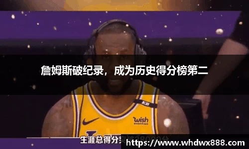詹姆斯破纪录，成为历史得分榜第二